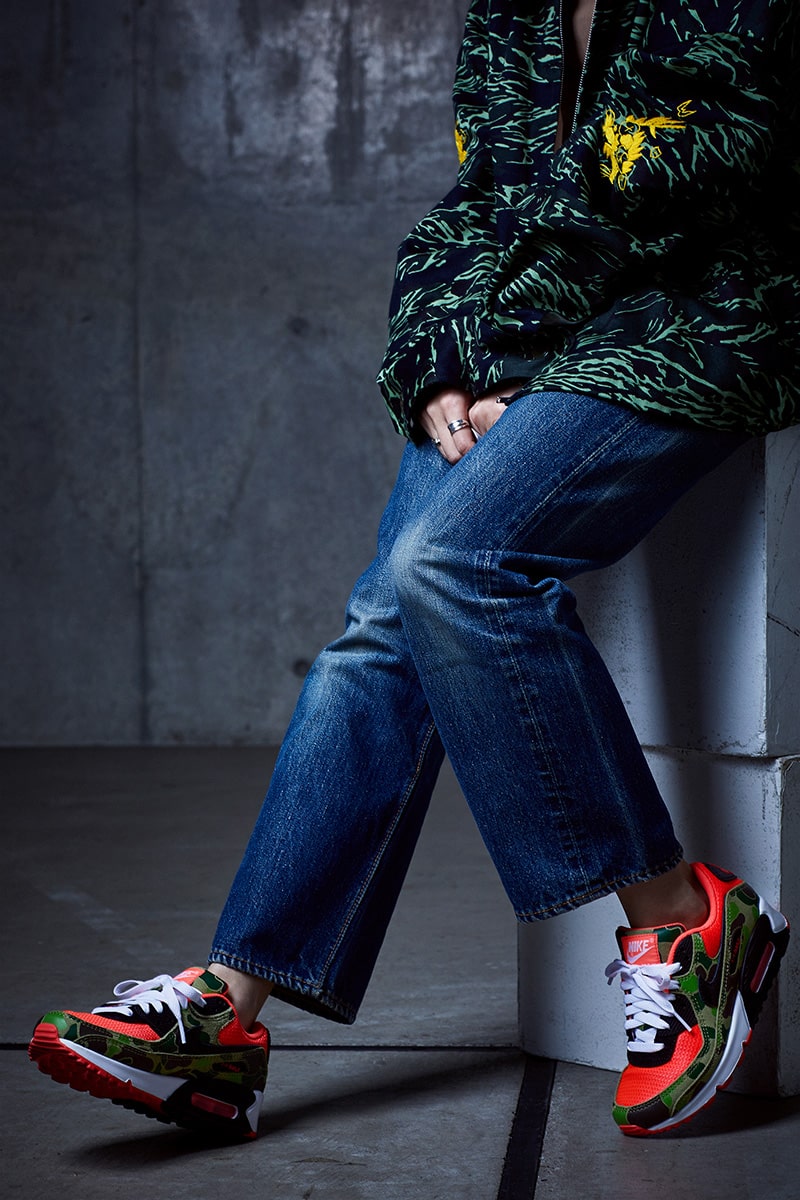 あわつまい × atmos × NIKE AIR MAX 90 “DUCK CAMO“ 2枚目
