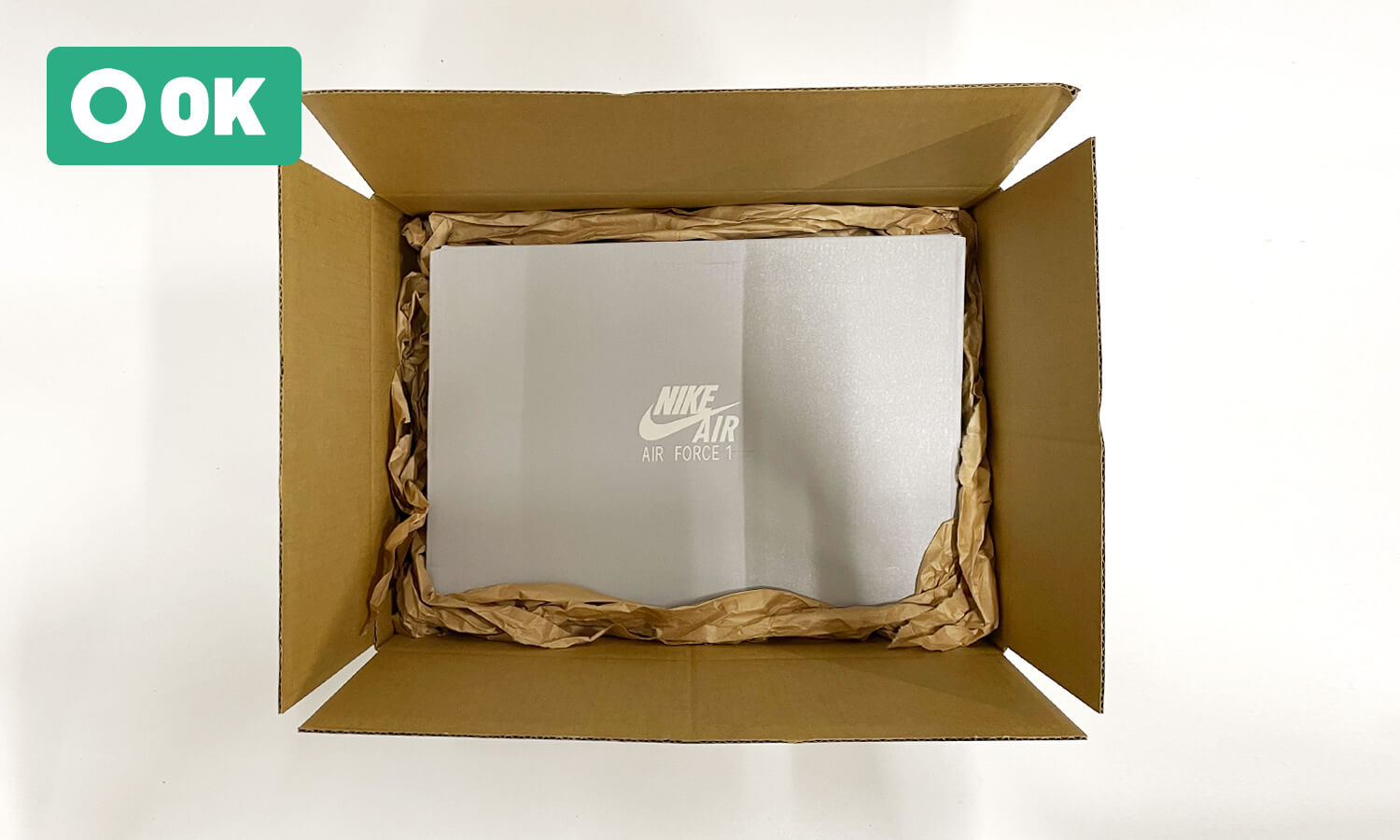 しっかりと梱包する