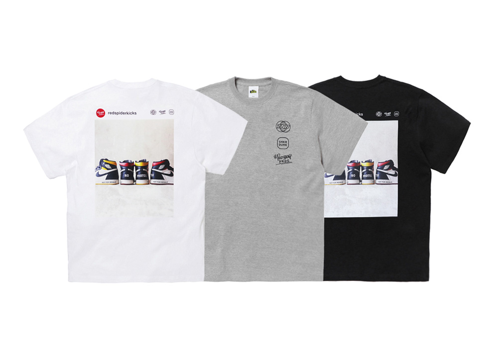 SNKRDUNK × THE NETWORK BUSINESS × RED SPIDER KICKS Tee 1