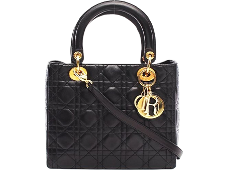 Dior Lady Dior 2WAY Bag Black