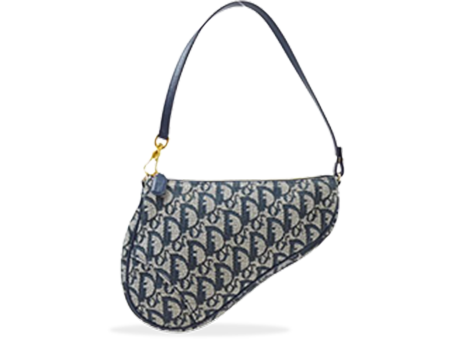 Dior Trotter Saddle Handle Bag Navy