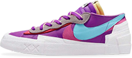 KAWS × sacai × Nike Blazer Low Purple Dusk