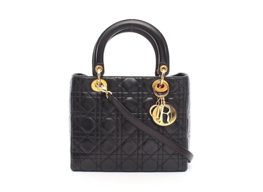 Dior Lady Dior 2WAY Bag Black
