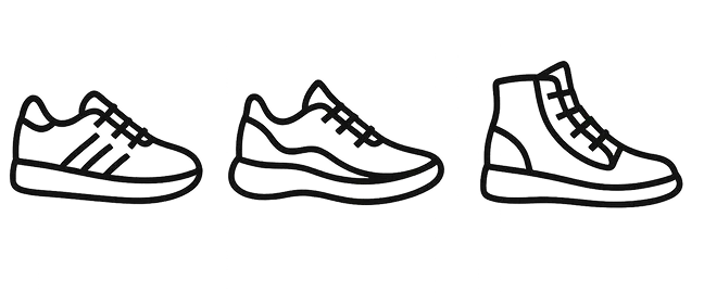 スニーカーのアイコン