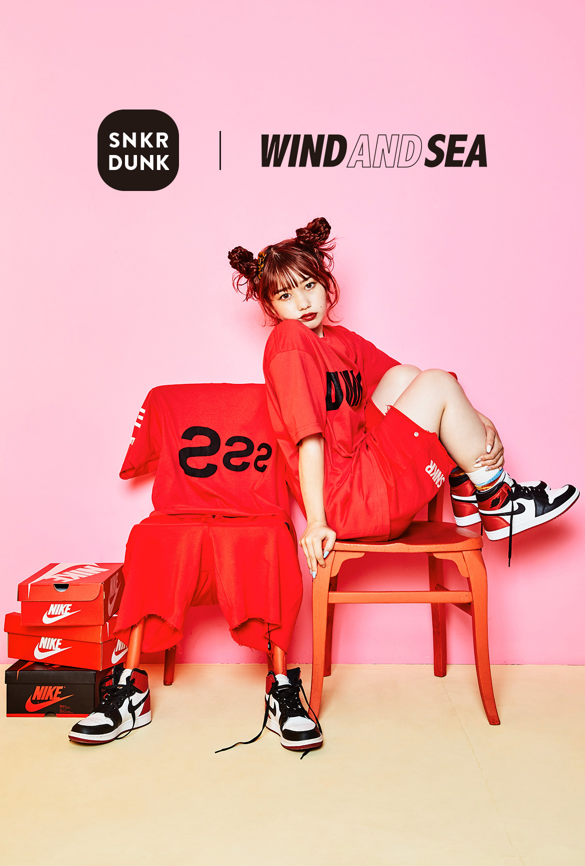 SNKRDUNK×WIND AND SEA(スニダン×ウィンダンシー)