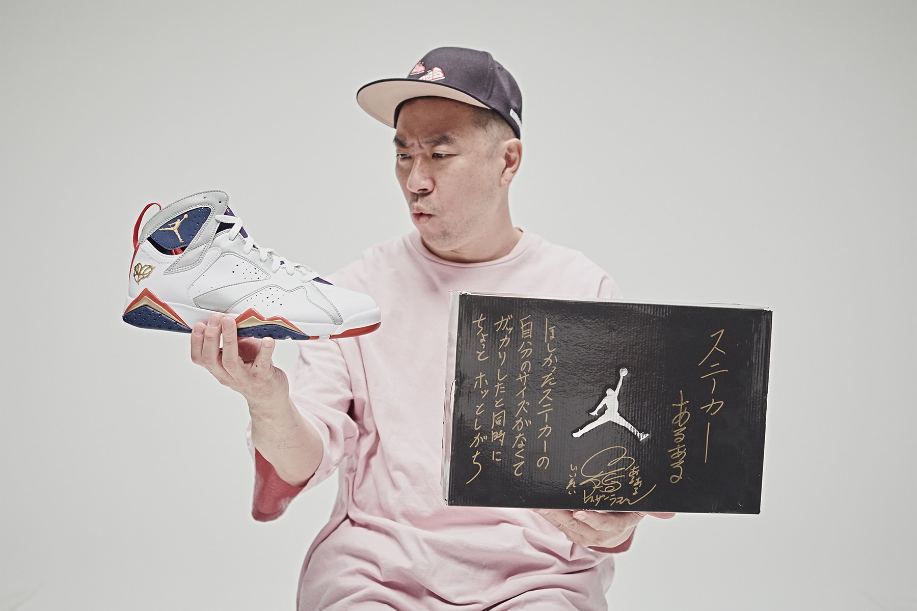 RGさん直筆サイン入りAIR JORDAN 7 ”OLYMPIC”を1名様にプレゼント！