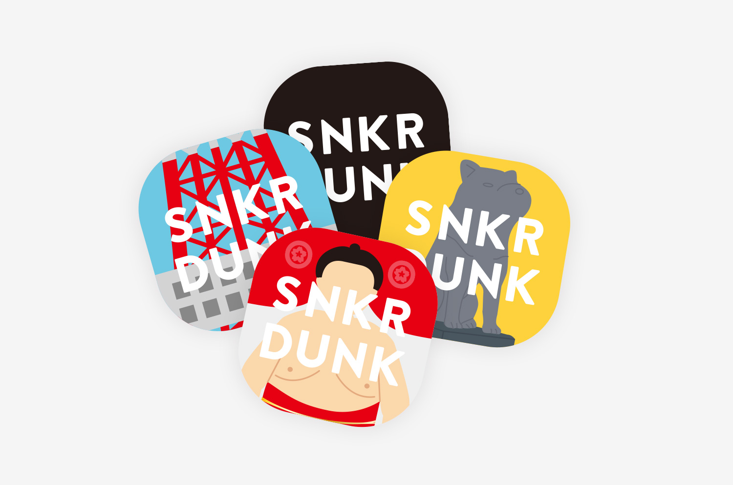 スニダン阪急メンズ東京ポップアップストアの限定ステッカー