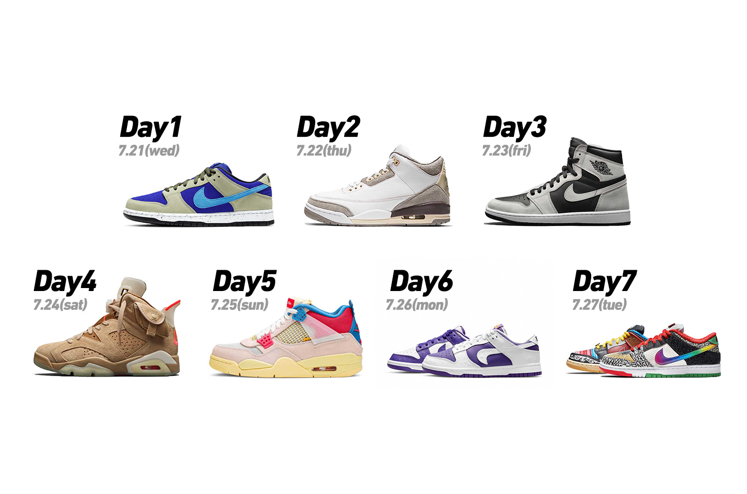 スニダン阪急メンズ東京ポップアップストアの店頭抽選くじ