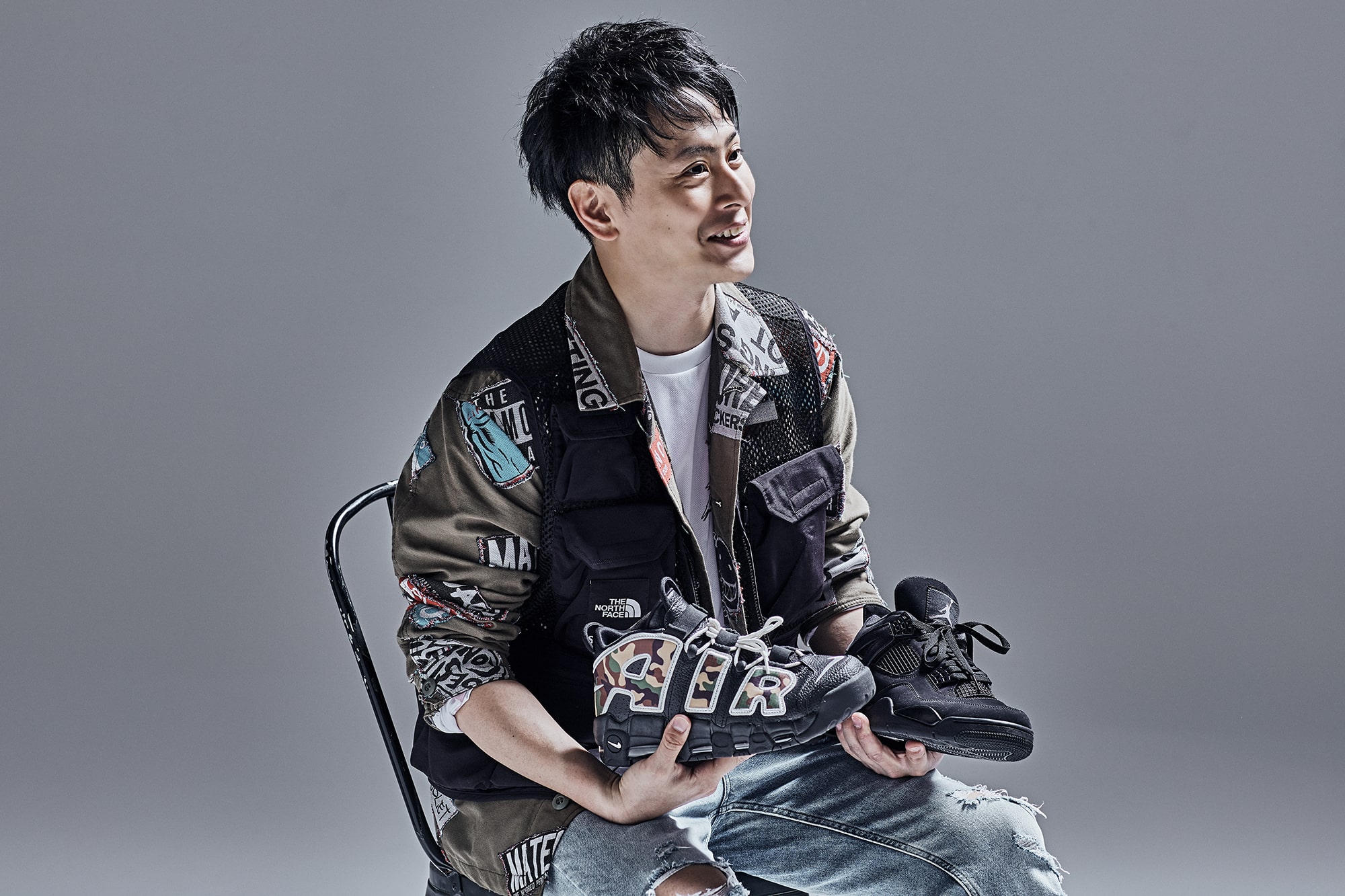 芸能人着用❤️ 極美品 山下健二郎 AIR MORE UPTEMPO モアテン★ インタビュー】THE SNKR #04 三代目JSB 山下健二郎 「スニーカーは