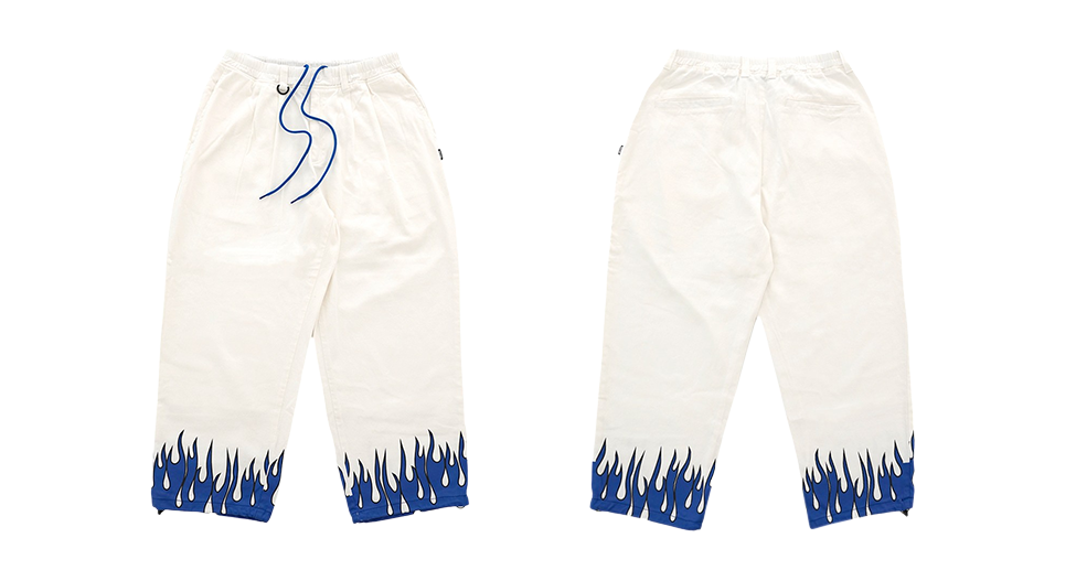 FLAME DOBON PANTS(WHITE)